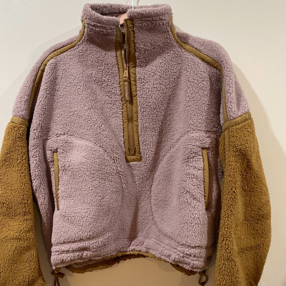 NWT Free People Movement Mountain High Colorblock Half Zip Fleece $198 - Picture 9 of 9